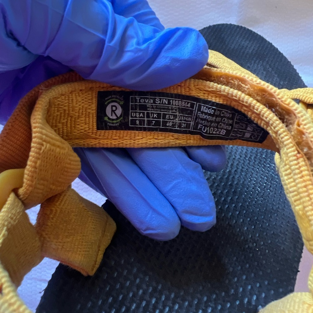 Teva Yellow Platform Sandals - Picture 3 of 11